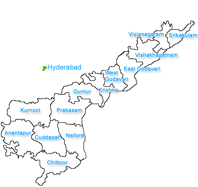 Districts in andra