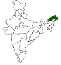 Arunachal Pradesh map