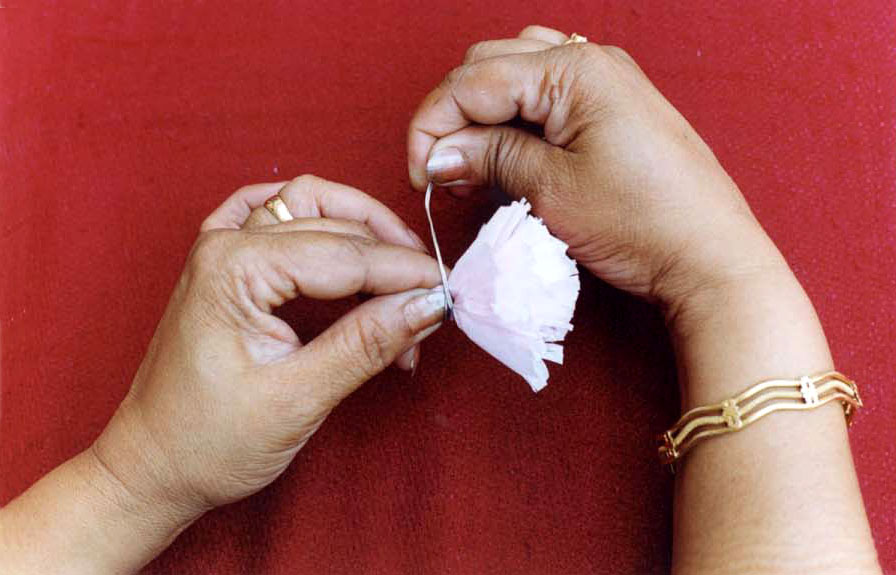 Stocking Flower Making