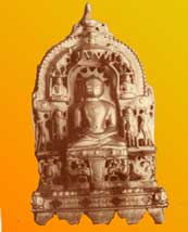 A bronze with five Thirthankaras