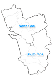 map of goa