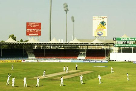 Cricket field