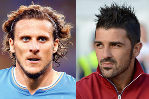 Diego Forlán, David Villa