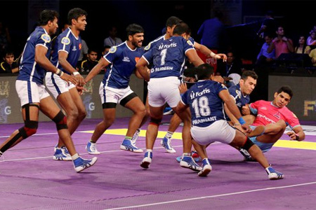 Jaipur Pink Panthers vs Dabang Delhi K.C