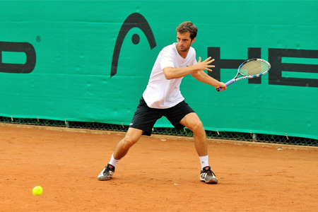 Tennis Player in action