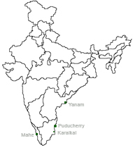 Pondicherry map