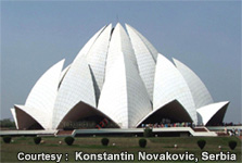 Lotus Temple - Bahai's House of Worship