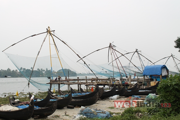 An evening in Fort Kochi Beach