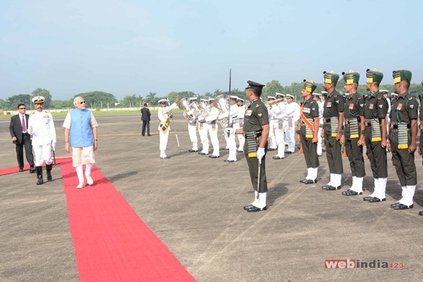 Guard of Honour for Prime Minister Narendra Modi