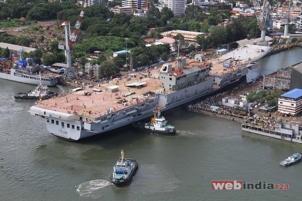 Undocking of INS Vikrant