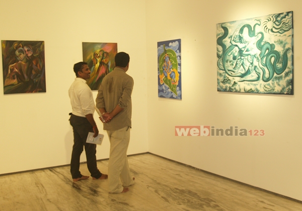 An exhibition of Paintings by 19 women artists, Ishika at Durbar Hall