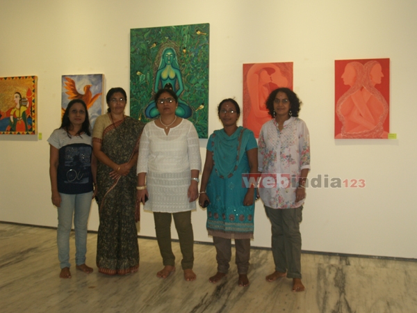 An exhibition of Paintings by 19 women artists, Ishika at Durbar Hall