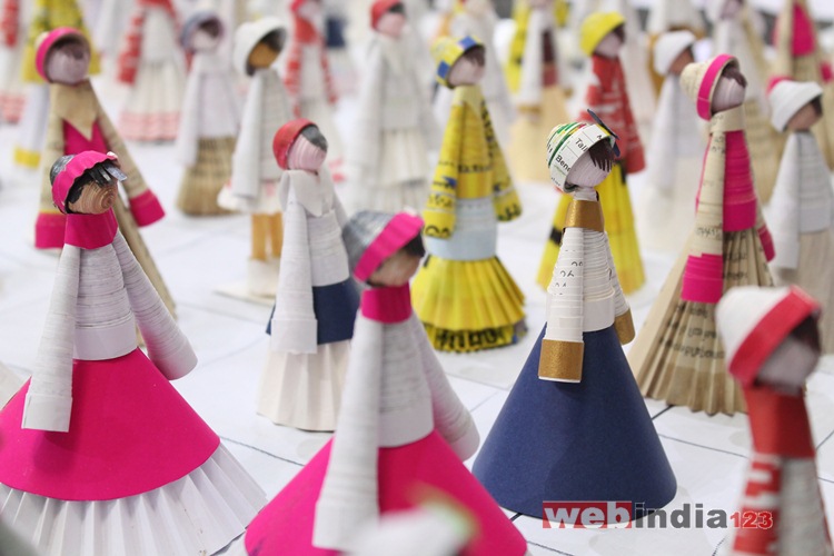 Exhibition of Handmade Paper Dolls