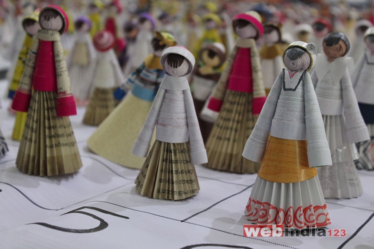 Exhibition of Handmade Paper Dolls