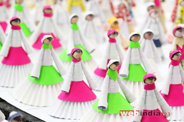Exhibition of Handmade Paper Dolls