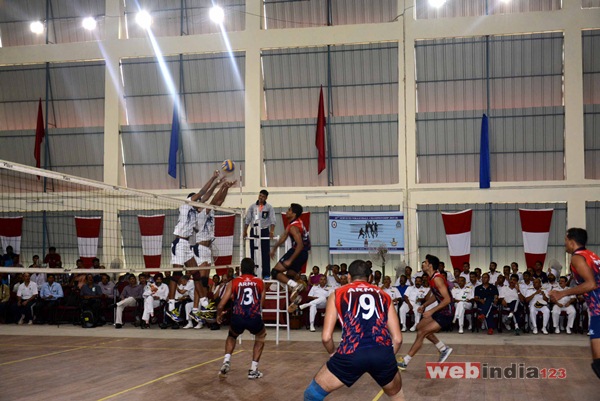 Inter Services Volleyball Championship Match 2015