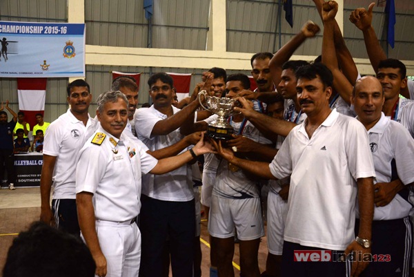 Inter Services Volleyball Championship Match 2015