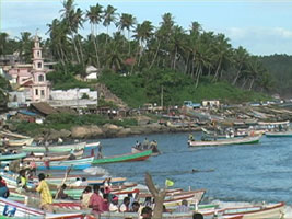 Vizhinjam Harbour and Beach, Thiruvananthapuram