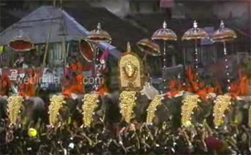 Thrissur Pooram at Vadakkunnathan Temple