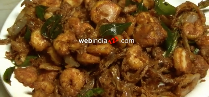 Prawn dry fry