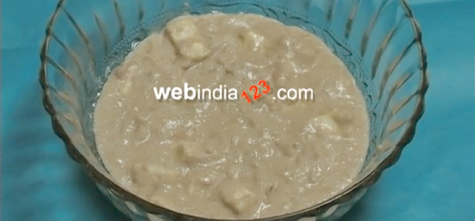 Paneer in quick white gravy