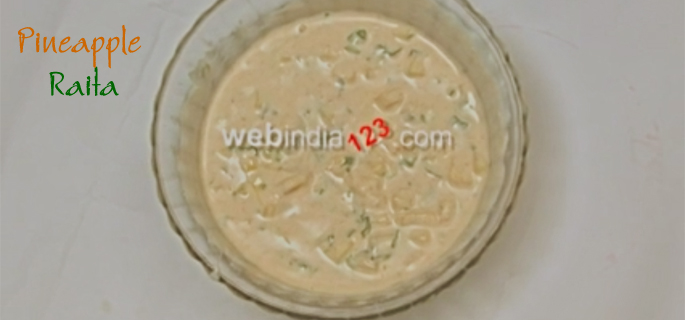 Pineapple Raita