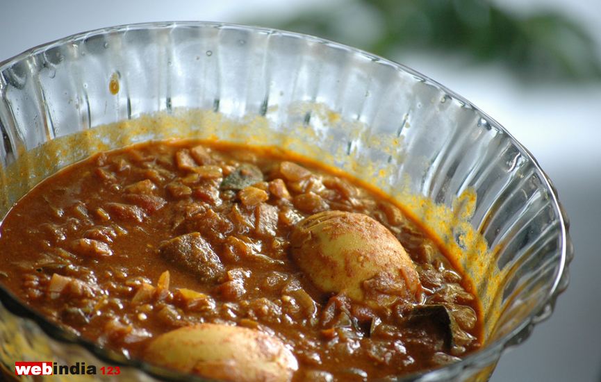 Spicy Duck Egg Curry