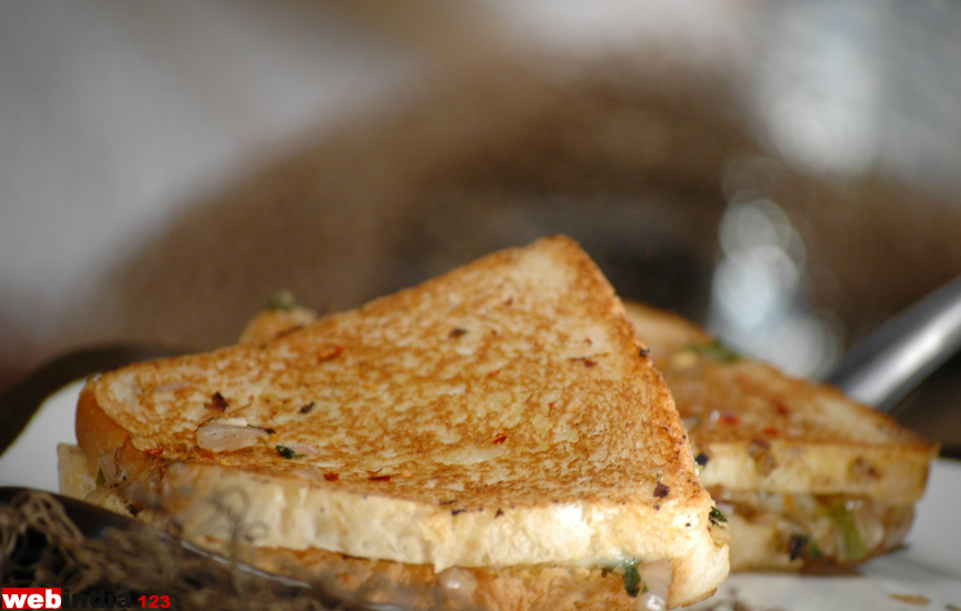 Veg Masala Toast