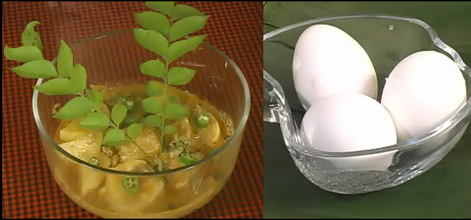Egg Curry with Coconut Milk
