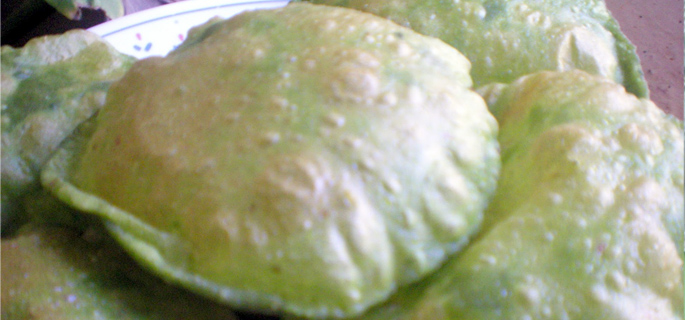 Palak ki Puri 