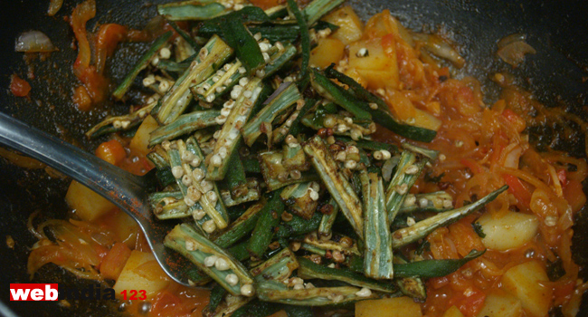 fried bhindi