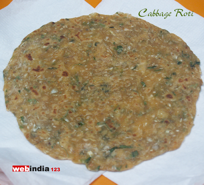 Cabbage Roti