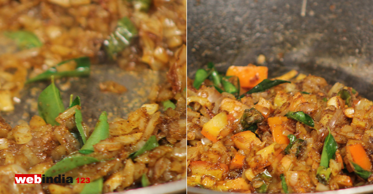 curry leaves chopped tomatoes