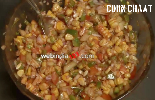 Corn chaat