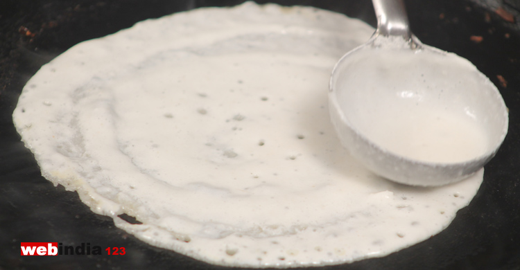 spread dosa batter