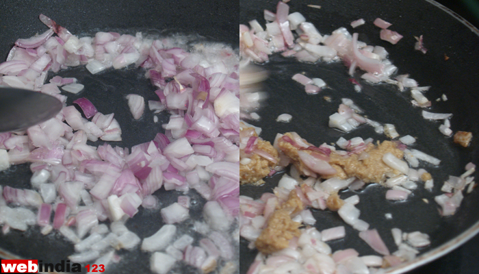 onions andginger garlic paste