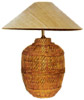 Woven Cane Lamp