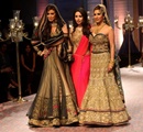 Fashion+designer+Mandira+Wirk+%28C%29+with+Miss+Canada+2012+Sahar+Biniaz+%28L%29+and+Bollywood+actor+Sophie+Choudry+during+the+Aamby+Valley+India+Bridal+Fashion+Week+%28IBFW%29+2013%2C+in+Mumbai%2C+India+on+December+3%2C+2013%2E