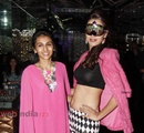 Model+with+designer+walks+the+ramp+during+the+Masquerade+Ball+fashion+show+in+Mumbai%2C+India+on+May+31%2C+2013