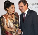 President+Generalitat+de+Catalunya+Artur+Mas+i+Gavarro+with+Socialite+Aarti+Surendranath+during+a+fashion+show+of+Spanish+fashion+designers+hosted+by+The+President+of+Catalonia%2C+Spain+in+Mumbai%2C+India+on+November+27%2C+2013%2E