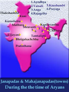 Janapada at the time of the Aryans.