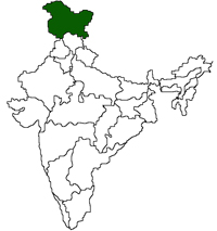 Jammu and Kashmir map