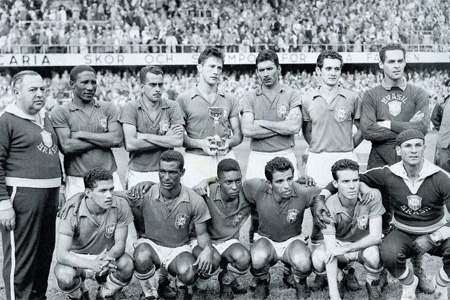 Hilderado Luiz Bellini lifted the trophy for Brazil