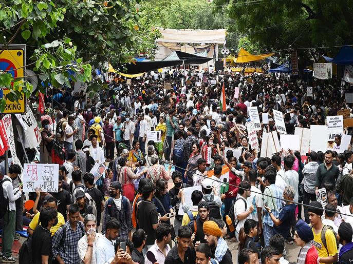 CJP to meet Union Ministers at 12.30 PM at Constitution Club; say protest to continue till Education Minister resigns