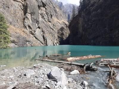Natural lake formed in U''Khand''s Murenda after flash floods (Ld)